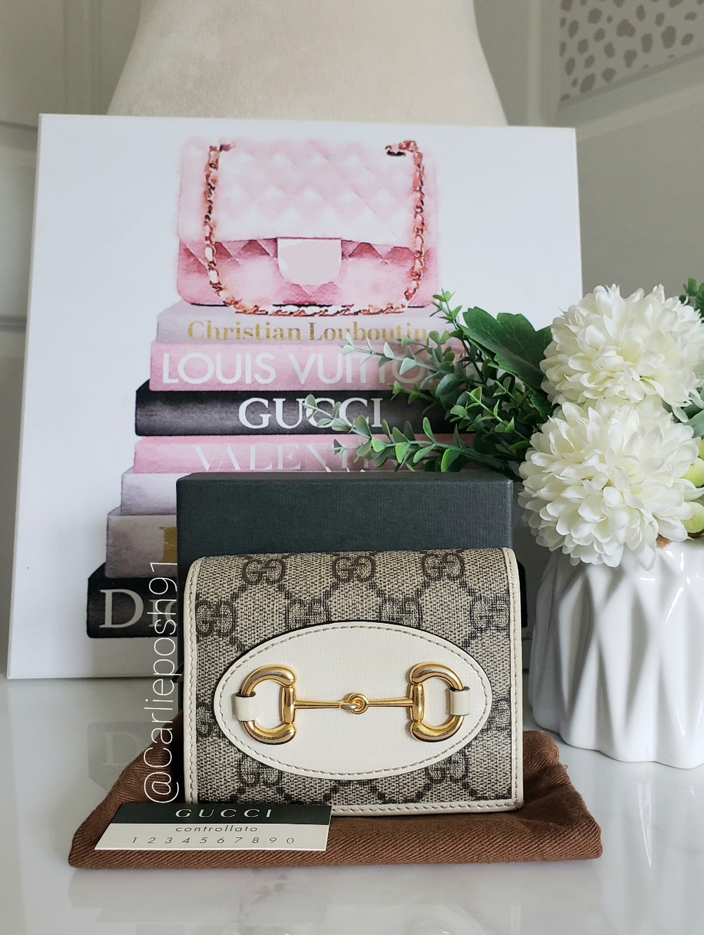 Authentic Pre-owned Gucci Horsebit 1955 Compact Wallet - Picture 5 of 16